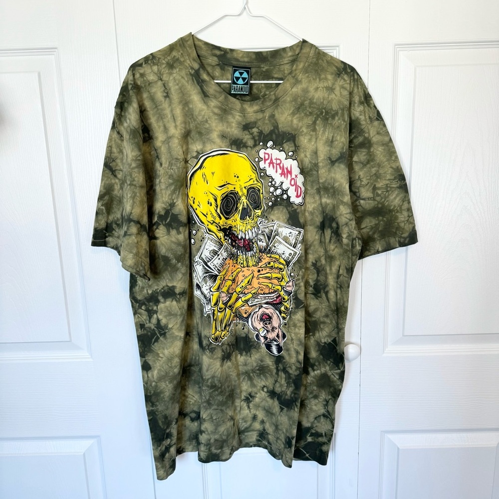 New BleedingHeart Productions Paranoid Emporium “Eat the Rich” t-shirt XLARGE